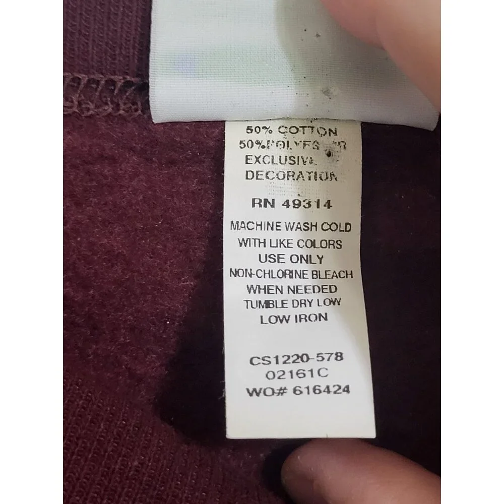Champion Eco Fleece SZ XS University of Chicago Crewneck Sweatshirt Academia - Picture 4 of 8